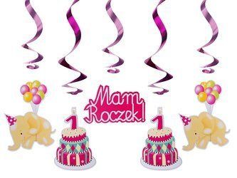 Świderki Mam Roczek, różowy, 60cm (1 op. / 5 szt.)