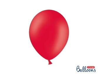 Balony Strong 27cm, Pastel Poppy Red (1 op. / 10 szt.)
