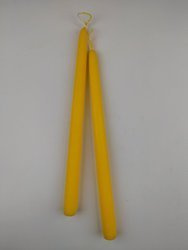 Świeca Szpic Ciemna Żółta 30 cm