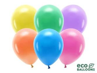 Balony Eco 30cm pastelowe, mix (1 op. / 100 szt.)
