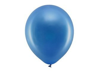 Balony Rainbow 30cm metalizowane, granat (1 op. / 100 szt.)