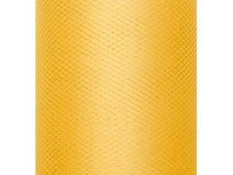Tiul gładki, żółty, 0,3 x 50m (1 szt. / 50 mb.)