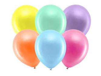Balony Rainbow 30cm metalizowane, mix (1 op. / 100 szt.)