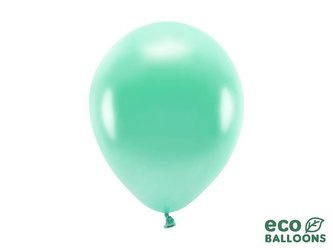 Balony Eco 26cm metalizowane, ciemna mięta (1 op. / 100 szt.)