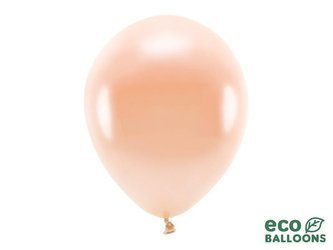 Balony Eco 30cm metalizowane, brzoskwinia (1 op. / 100 szt.)