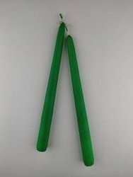 Świeca Szpic Zielona 25 cm